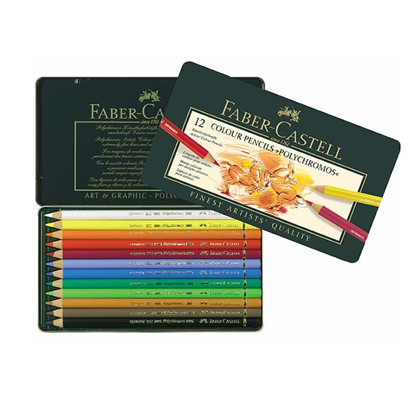 فابرکاستل-مداد رنگی پلی کروم12رنگ