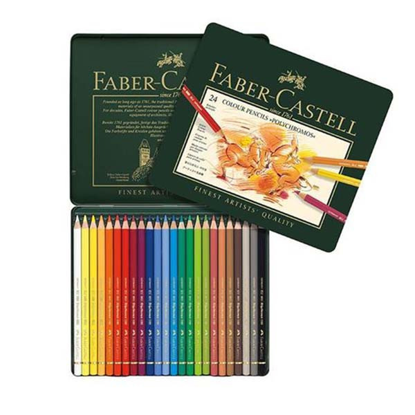فابرکاستل-مداد رنگی پلی کروم24رنگ