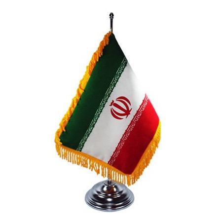 پرچم رومیزی پایه فلزی