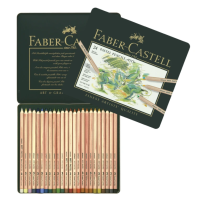 فابرکاستل-پیت پاستل مدادی جعبه فلزی 24 رنگ